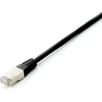 Equip Cat.6A Platinum S/FTP Patchkabel, Black, 0.5m , 10pcs/set, 0,5 m, Cat6a, S/FTP (S-STP), RJ-45, RJ-45, Schwarz