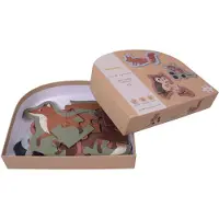 Filibabba Puzzlespiel - 2-8 Teile - Nordische Tier - - One Size - Puzzlespiele