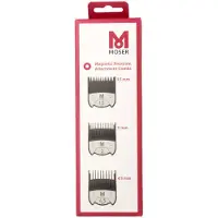 Wahl Moser - Aufsatzkamm Typ 19 1801 Set Magnetisch 1,5 + 3,0 + 4,5
