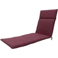 Madison Liegepolster 60x190 cm Bordeaux rot mit Outdoor-Beschichtung für Gartenliegen