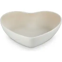 Le Creuset LeCreuset 80172297160003 Servierschale, herzfrom, 2.9L Meringue