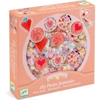 Djeco DJ09855 Abalorios Corazones Charms