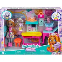 Enchantimals City Tails HLH22, 4 Jahr(e), Mehrfarbig, Stoff, Kunststoff