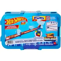 Hot Wheels Track Builder Ice Crash Autorennbahn