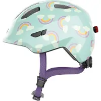 ABUS Smiley 3.0 LED Blue Rainbow S Kinder fahrradhelm