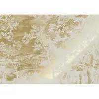 Kek Amsterdam Gold gravierte Landschaften Tapete Sand MW-169 400x280cm