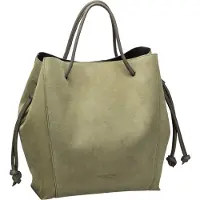 Marc O'Polo Leder Gada Shopper Dried Mint grün
