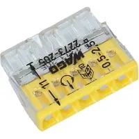 Wago Schnellverbinder 2273-205 5X0,5-2,5 Mm2 Gelb 5 Stk - Ax-9002829