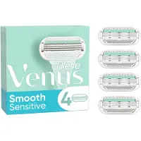 Gillette Venus Smooth Sensitive Ladegerät 4 Nachfüllungen 4 recambios