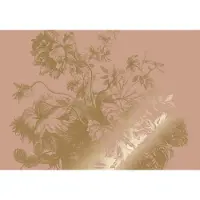 Kek Amsterdam Gold gravierte Blumentapete Nude MW-119 200x280cm