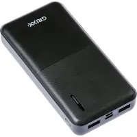 Grixx Powerbank 15000mAh Power Delivery Micro USB & USB-C Black