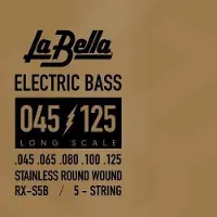La Bella RX-S5B Bass RX Stainless Steel 45-65-80-100-125