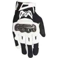 Alpinestars SMX-2 Air Carbon V2 Schwarz Weiß Handschuhe Größe 3XL