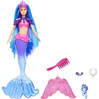 Mattel "Meerjungfrauen Power" Malibu Puppe (blaue Haare) mit Zubehör