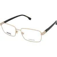 HUGO BOSS Herren BOSS 1495 RHL Rahmen von BRILLEN Metall Gold / Schwarz Quadratisch