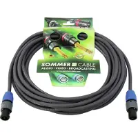 Sommer cable Lautsprecherkabel Speakon 2x2,5 10m sw