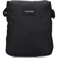 Calvin Klein Herren Umhängetasche Schwarz aus recyceltem Material mit Logo