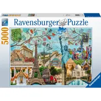 Ravensburger Big City Collage Puzzle Spiel 17118 - Einzigartige Puzzlestücke, SoftClick Technologie, für alle Altersgruppen