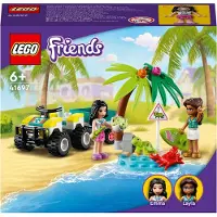 LEGO 41697 Friends Schildkröten-Rettungswagen mit Meerestieren und Geländewagen