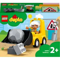 LEGO 10930 DUPLO Radlader, Spielzeug-Set mit Baufahrzeug für Kleinkinder ab 2 Jahren, Förderung der frühkindlichen Entwicklung und Feinmotorik