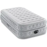 Intex 64488ND Luftbett DuraBeam Supreme Twin 99x191x51cm mit Pumpe Gästebett
