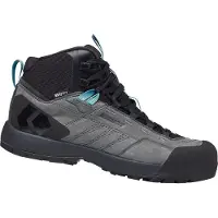 Black Diamond W Missn Lthr Mid Wp Apch Shoes, 8.5, 9375 Steel Grey-Costal Blue, Damen -
