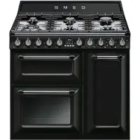 Smeg Tr93 90 Cm Gasherd Mit Backofen 6 Brennern