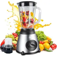 JUNG ROYALTY LINE Standmixer – Leistungsstarker Blender mit 1,5L Glasbehälter, 500W Motor, Edelstahl-Gehäuse – Ideal für Smoothies, Shakes & Suppen