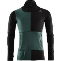 Aclima WarmWool Kapuzensweater mit Zip Herren schwarz/grün