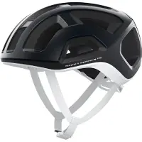POC - Leichter Fahrradhelm - Ventral Lite Uranium Black/Hydrogen White Matt - Größe 50-56 cm - schwarz