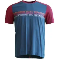 Zimtstern TrailFlowz Kurzarmshirt Herren blau/rot M 2022 Fahrradtrikots