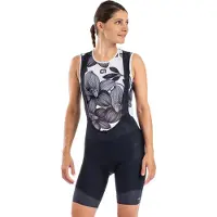 ALÉ Kurze Fahrradhose mit Trägern - PRS MASTER 2.0 LADY - Schwarz/Grau M