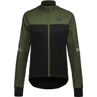 GORE WEAR Phantom Jacke Damen schwarz/oliv EU 36 | XS 2023 Fahrradjacken