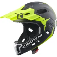 Cratoni MTB Fahrradhelm C-Maniac 2.0MX schwarz/lime matt