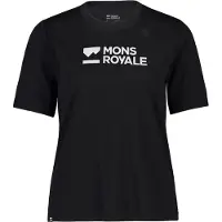 Mons Royale Icon Relaxed Short Sleeve T-shirt Schwarz L Frau