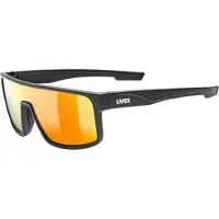 Uvex lgl 51, Multisportbrille, Vollrand, Schwarz, Schwarz, Orange