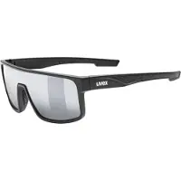 Uvex lgl 51, Multisportbrille, Vollrand, Schwarz, Schwarz, Silber