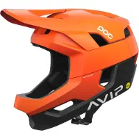POC Otocon Race MIPS Fluorescent Orange AVIP/Uranium Black Matt 55-58 Fahrradhelm