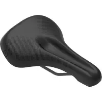 Ergon ST Core Evo Women, Fahrradsattel, Frauen, Schwarz, Einfarbig, Nylon, Mikrofaser