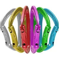 Edelrid - 6er-Set Karabiner mit automatischer Verriegelung - Mission Sixpack II - Rot