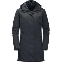 Jack Wolfskin Madison Avenue Coat Women - Wintermantel, Größe_Bekleidung:S, Wolfskin_Farbe:phantom