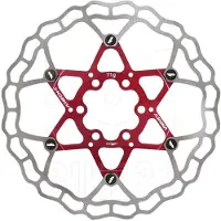 Ashima ARO-10 AiNeon Bremsscheibe 6-Loch rot/silber 160mm 2021 Teile