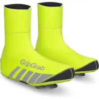 Gripgrab RaceThermo Hi-Vis, Grau, Limette, Einfarbig, M, Gummi, Polyamid, Polyester, Polyurethan, Polyester 7, Polyamide 10, Polyurethane 3%
