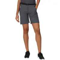 Regatta Xert Stretch Shorts III für Damen Outdoorhose mit Gürtel, Farbe:Seal Grey, Größe:36