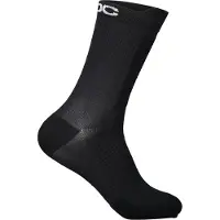 POC Lithe MTB Mid Sock Uranium Black S Fahrradsocken