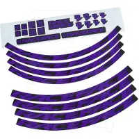 Race Face Laufrad Decal Set, small, purple lila - stylisches Felgen-Upgrade