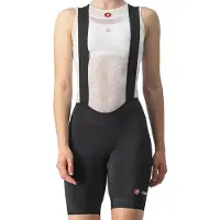 Castelli Kurze Fahrradhose mit Trägern - ENDURANCE LADY - Schwarz L