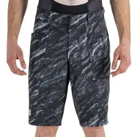 Sportful Kurze Fahrradhose mit Trägern - CLIFF GIARA - Schwarz M