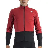 Sportful Winddichte Fahrradjacke - TOTAL COMFORT - Rot/Schwarz M