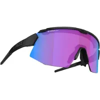 Bliz - Vielseitige Sonnenbrille - Breeze Small Matt Black Nano Optics Nordic Light Begonia Violet Blue - schwarz
